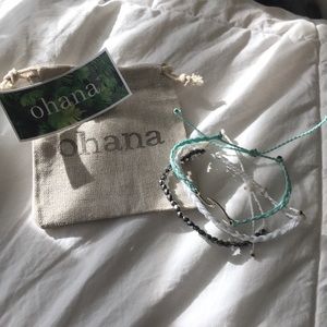Ohana bracelets Tua set plus bag and sticker